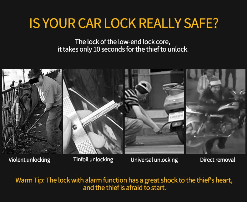 Motorcycle Bicycle Lock Alarm