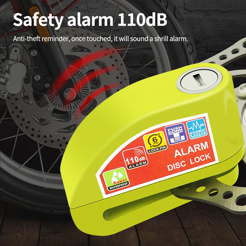 Motorcycle Bicycle Lock Alarm